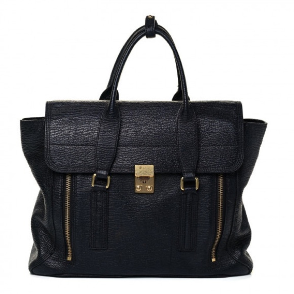 3.1 PHILLIP LIM
Textured Calfskin Pashli Satchel Feather, large